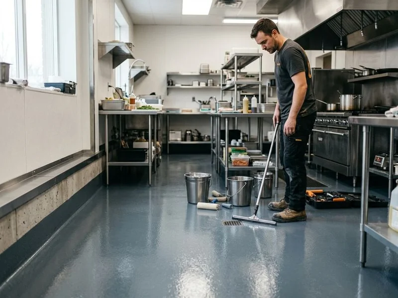 Commercial kitchen coving