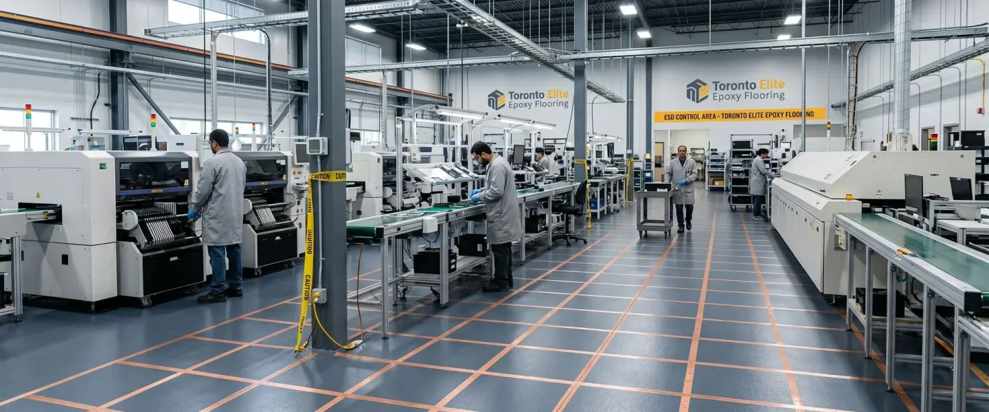 ESD Conductive Epoxy Flooring in Ottawa, ON