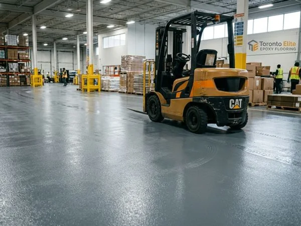 Warehouse Epoxy Flooring in Ottawa, ON project 1