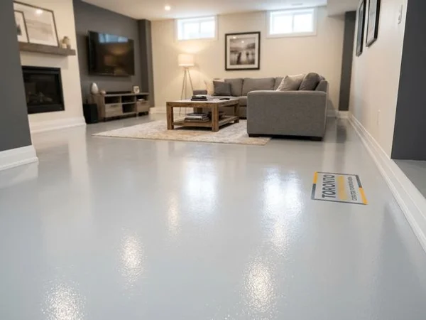Basement Epoxy Flooring in Ottawa, ON project 2